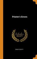 Printer's Errors 1021216518 Book Cover