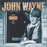 John Wayne in the Movies Official 2027 12 X 24 Inch (Hanging) Monthly Square Wall Calendar Plastic-Free B0GH8NH42D Book Cover