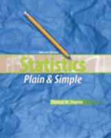 Statistics Plain and Simple 0757584357 Book Cover
