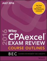 Wiley CPAexcel Review Course Outlines BEC 2016 1119295696 Book Cover