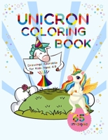 Unicorn Coloring Book Drawings Adorable for Kids Ages 4-8: Unicorn fun Coloring Book - unicorn designs for Kids Ages 4-8 - 65 Images Adorable Drawings B089M6P258 Book Cover