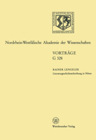 Literaturgeschichtsschreibung in Nöten. Überlegungen zur Geschichte der englischen Literatur des 20. Jahrhunderts: 365. Sitzung am 21. April 1993 in D 3663000370 Book Cover