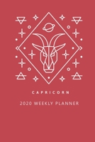 Capricorn 2020 Weekly Planner (Red) 1710297107 Book Cover