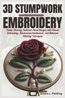 3D STUMPWORK EMBROIDERY: Create Stunning Textured Floral Designs with Raised Embroidery, Dimensional Needlework, and Botanical Stitching Techniques B0DZY13SXP Book Cover