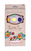 Painterly Days: 18 Watercolors & Paintbrush 0764351680 Book Cover