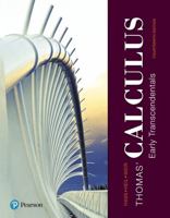 Thomas' Calculus: Early Transcendentals [Access Code + MyMathLab Access Code] 0134764528 Book Cover