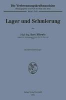 Lager Und Schmierung 3662234033 Book Cover