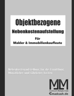 Objektbezogene Checkliste N: Nebenkostenaufstellung für die Ermittlung Monatlicher und Jährlicher kosten (German Edition) B0858TYF5H Book Cover