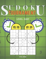 Sudoku Tournament: 20 Pairs of Puzzles / LEVEL EASY B08BDK53Z6 Book Cover