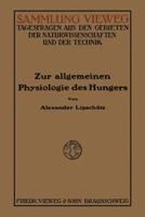 Zur Allgemeinen Physiologie Des Hungers (Classic Reprint) 3663040534 Book Cover