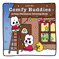Comfy Buddies: A Cozy Christmas Coloring Book 0486856658 Book Cover