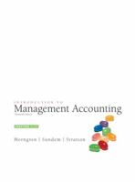 Introduction To Management Accounting 013144073X Book Cover