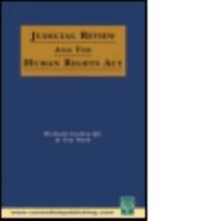 Judicial Review & the Human Rights ACT 1859414303 Book Cover
