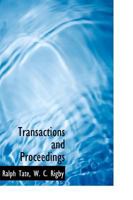 Transactions and Proceedings 1140646842 Book Cover