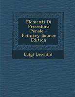 Elementi Di Procedura Penale 1287454801 Book Cover