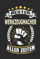 Bester Werkzeugmacher aller Zeiten: Notizbuch, Notizblock, 110 linierte Seiten, kann auch als Dekoration in Form eines Schild bzw. Poster verwendet werden 1695945727 Book Cover