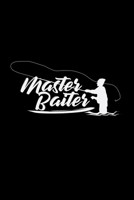 Master Baiter: 6x9 Fishing grid squared paper notebook notes 1677357746 Book Cover
