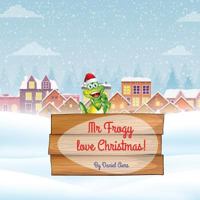 Mr Frogy love Christmas! 1981386033 Book Cover