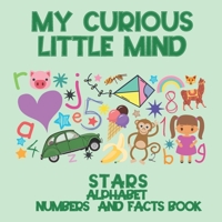 My Curious Little Mind Stars Alphabet, Numbers and Facts Book: Fun colourful Book for 2, 3, 4, 5 years old, Teaches ABC's, Letters & Words, learn Math and Read Facts B085RRGKL2 Book Cover