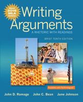 Writing Arguments: A Rhetoric with Readings, Brief Edition [with MyCompLab Code] 0205665764 Book Cover