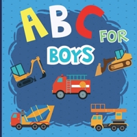 ABC For Boy: An Awesome Trucks ABC Book with Chinese Names for Kids, Toddlers. This ABC book is designed for children aged 2-5 to learn English and ... names from A to Z. B0CN8Z32LW Book Cover