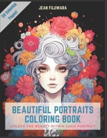 Beautiful Portraits Coloring Book: Unlock The Beauty Within Each Portrait B0CNS5JDP4 Book Cover