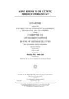Agency response to the Electronic Freedom of Information Act B085K5K231 Book Cover