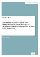 Aufmerksamkeitsabwendung Von Ubergewichtsassoziierten Stimuli Bei Menschen Mit Einem Ausgepragten Wunsch Nach Schlankheit 395636998X Book Cover