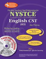 New York NYSTCE CST ENGLISH with CD-ROM (REA) (Test Preps) 0738604577 Book Cover