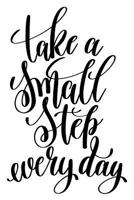 Take A Small Step Everyday: 6x9 College Ruled Line Paper 150 Pages 1096055333 Book Cover