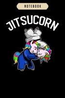 Notebook: Jitsu Unicorn - Brazilian Jiu-Jitsu, MMA, BJJ Notebook-6x9(100 pages)Blank Lined Paperback Journal For Student-Jiu jitsu Notebook for Journaling & Training Notes-BJJ Jounal-Jiu jitsu Gifts-  1675457646 Book Cover