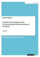 Formale Rechnungskontrolle (Unterweisung Industriekaufmann / -kauffrau): AdA 2009 3640509404 Book Cover