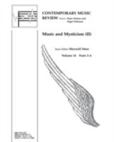 Music And Mysticism (Contemporary Music Review Series, Vol 2) (Part Ii) 371865931X Book Cover