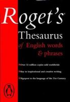 Roget's Thesaurus of English Words and Phrases
