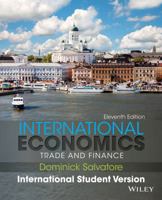International Economics: Trade and Finance 1118177940 Book Cover