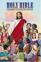 Holy Bible, Children's Illustrated Edition Beautiful Art To Draw Kids Into The Scriptures 0718000838 Book Cover