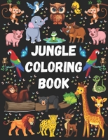Jungle Coloring Book B0CSSZ27H1 Book Cover