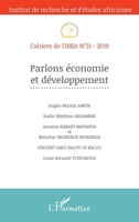 Parlons économie et développement (Cahiers de l'Irea) (French Edition) 2343183120 Book Cover