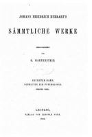 Johann Friedrich Herbart's Sämmtliche Werke, Sechster Band: Schriften zur Psychologie 1530339995 Book Cover