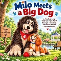 Milo Meets A Big Dog: A Heartwarming Children’s Story About Courage, Friendship, And Looking Beyond First Impressions (TALES, TAILS & MISCHIEF) B0HK4W4P3P Book Cover