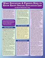 What Educators & Parents Need To Know About Special Education Law 1934032689 Book Cover