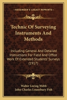 Technic of Surveying Instruments and Methods 1017884382 Book Cover