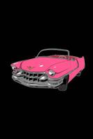 Pink Cadillac: Journal with 100 Lined Pages featuring Cadillac on the Cover 1720193231 Book Cover