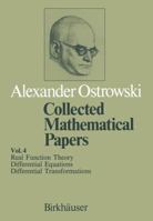 Alexander Ostrowski Collected Mathematical Papers, Vol. 4 3034893442 Book Cover