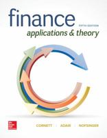 Finance: Applications & Theory 0073530670 Book Cover