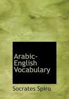 Arabic-English Vocabulary 1017567298 Book Cover