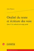 Oralite Du Texte Et Ecriture Des Voix 2406103242 Book Cover