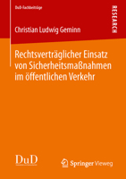Rechtsvertraglicher Einsatz Von Sicherheitsmassnahmen Im Offentlichen Verkehr 3658053526 Book Cover
