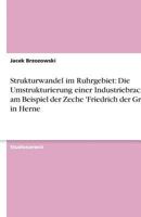 Strukturwandel im Ruhrgebiet: Die Umstrukturierung einer Industriebrache am Beispiel der Zeche 'Friedrich der Große' in Herne 3638773388 Book Cover