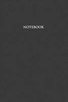 Notebook: Girls Blush Pink Lines Notebook - Medium (6 x 9 inches)  - 110 Numbered Pages - Black Softcover (Black Softcovers) 1651245428 Book Cover